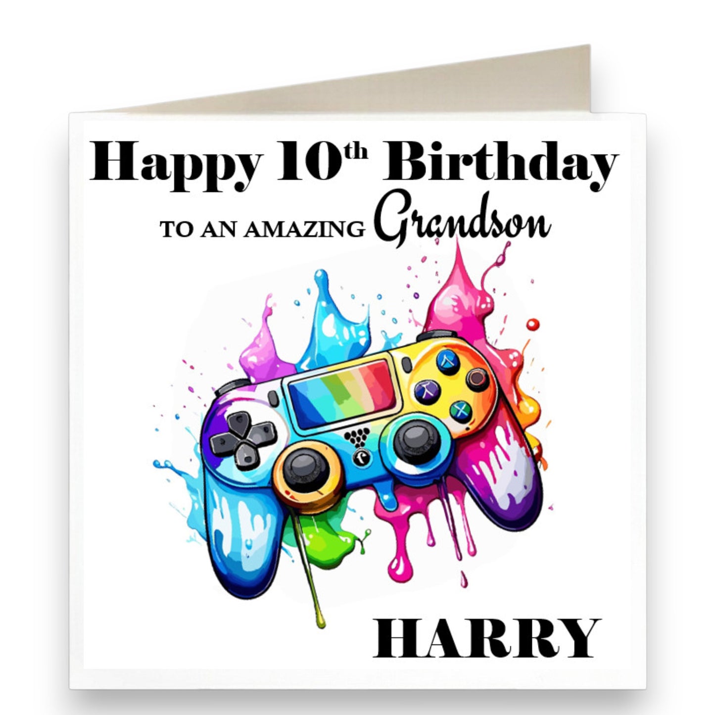 Personalised Gaming Birthday Card Ref CB6