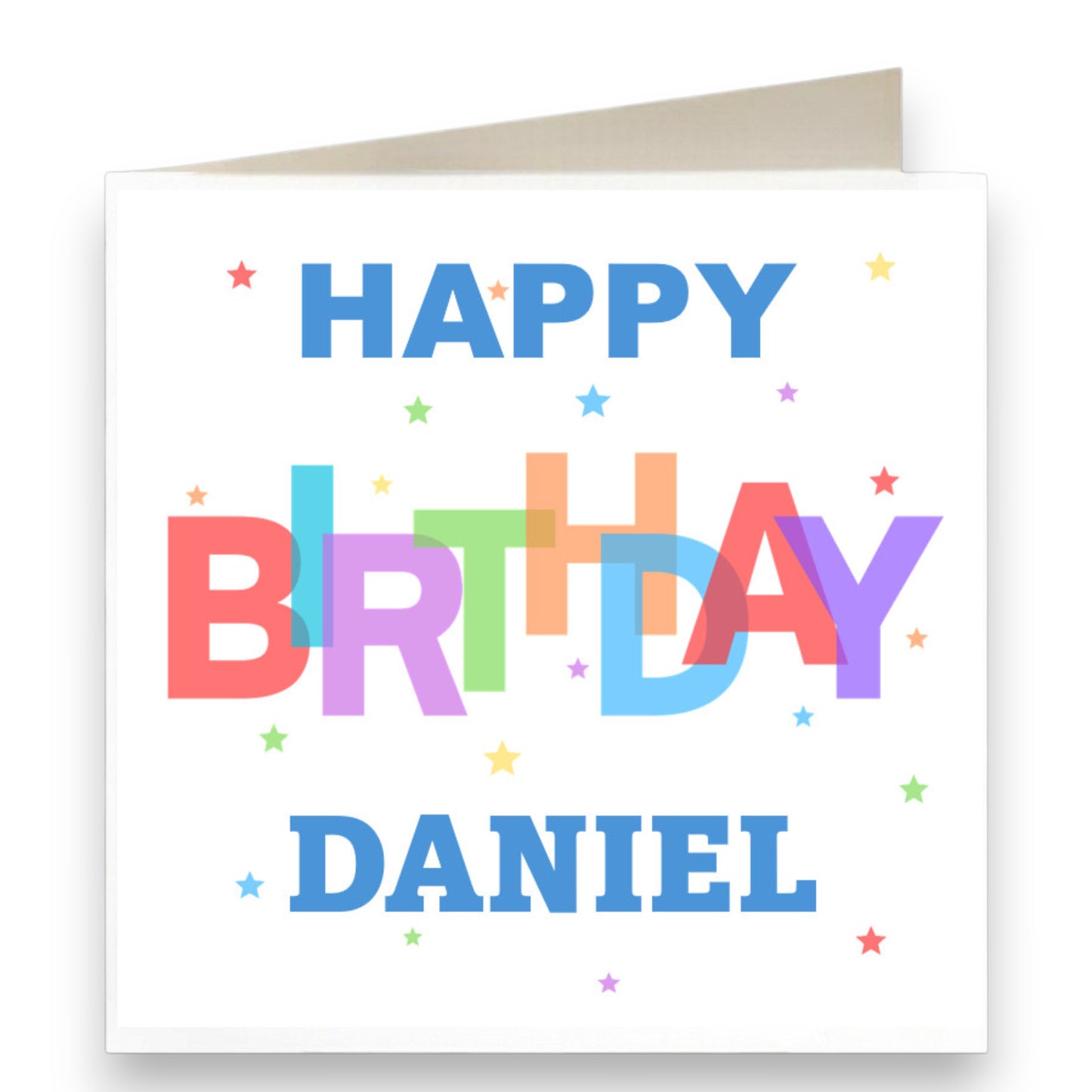 Personalised "Happy Birthday" Birthday Card Ref CD10