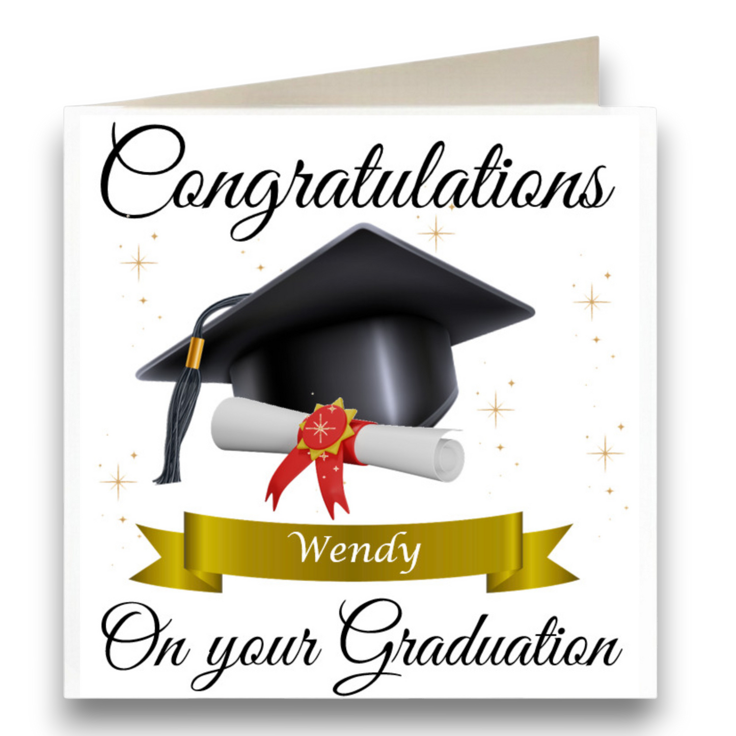 Personalised Graduation Greeting Card - CD21