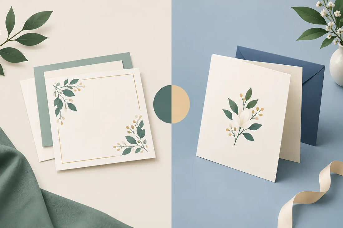 Flat Cards vs Folded Invitations for Your Event