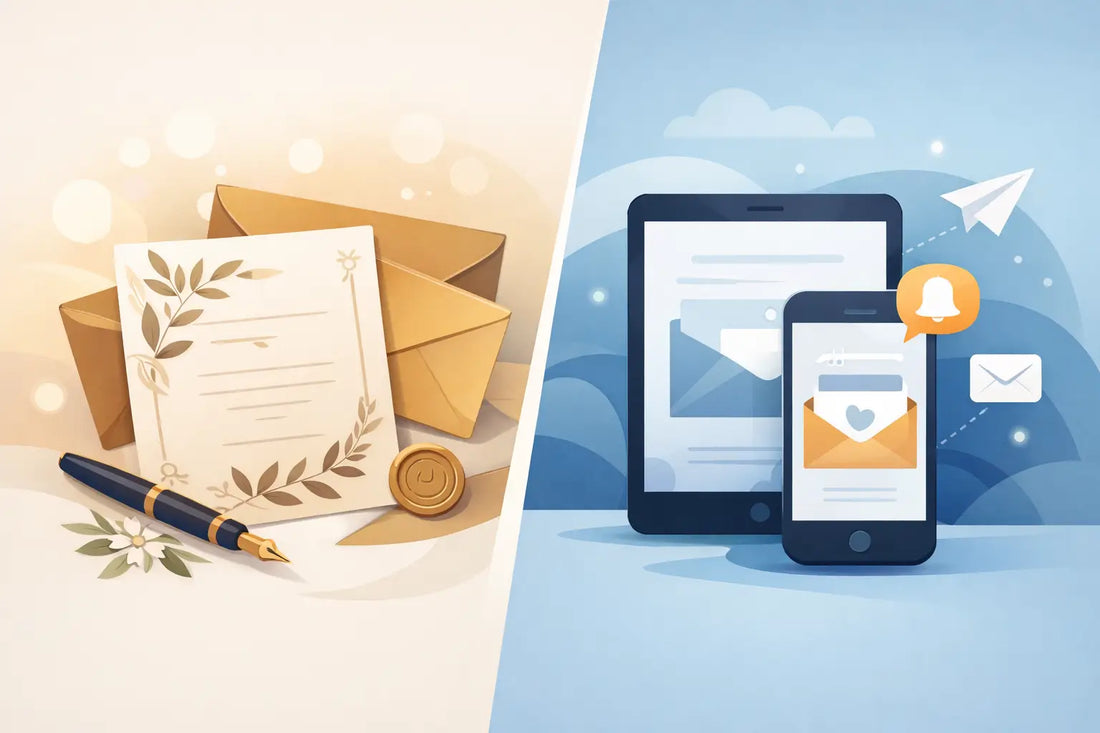 Printed Invitations vs Digital Invitations