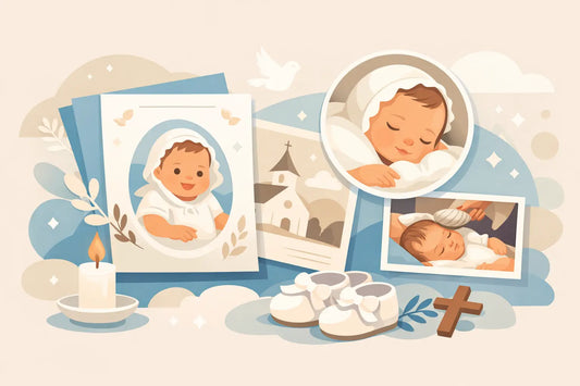 Christening Invitations with Photo Ideas