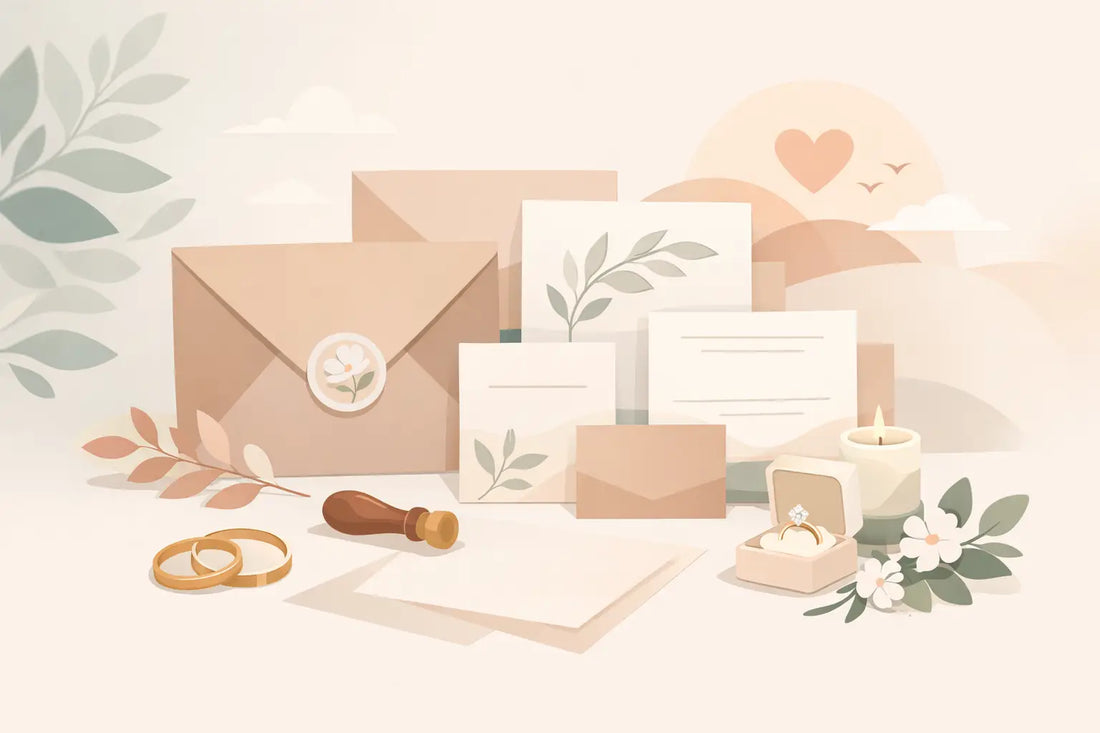 Matching Wedding Stationery Sets That Feel Right