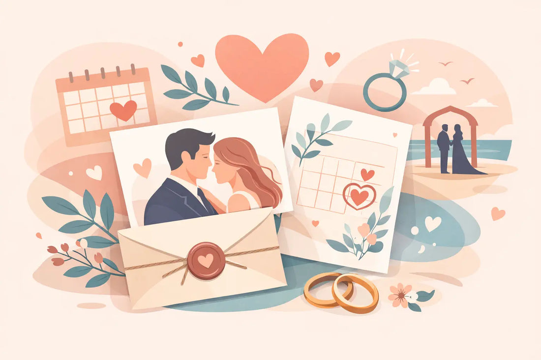 Wedding Save the Date Cards That Feel Personal