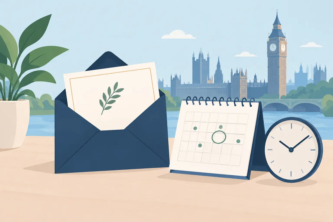 When Should Invitations Be Posted in the UK?