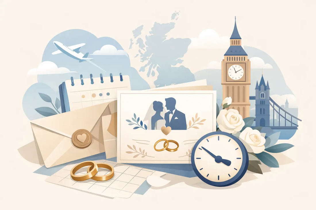 When to Send Wedding Invitations in the UK
