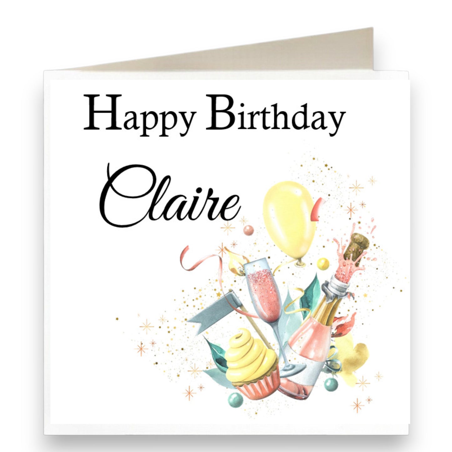 Personalised Celebration Birthday Card Ref CB11
