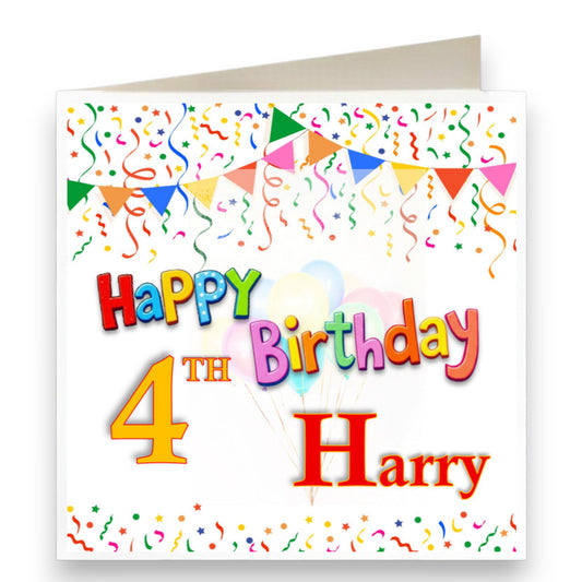 Personalised Celebration Birthday Card Ref CB33