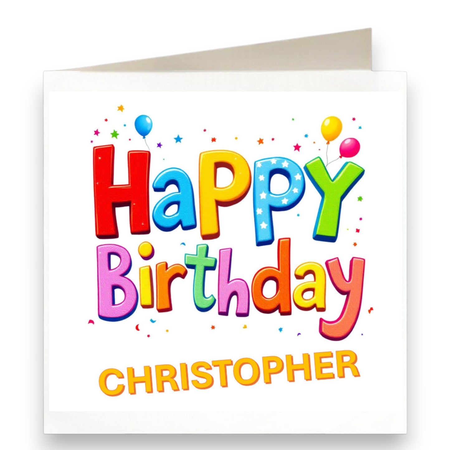Personalised Celebration Birthday Card Ref CD29