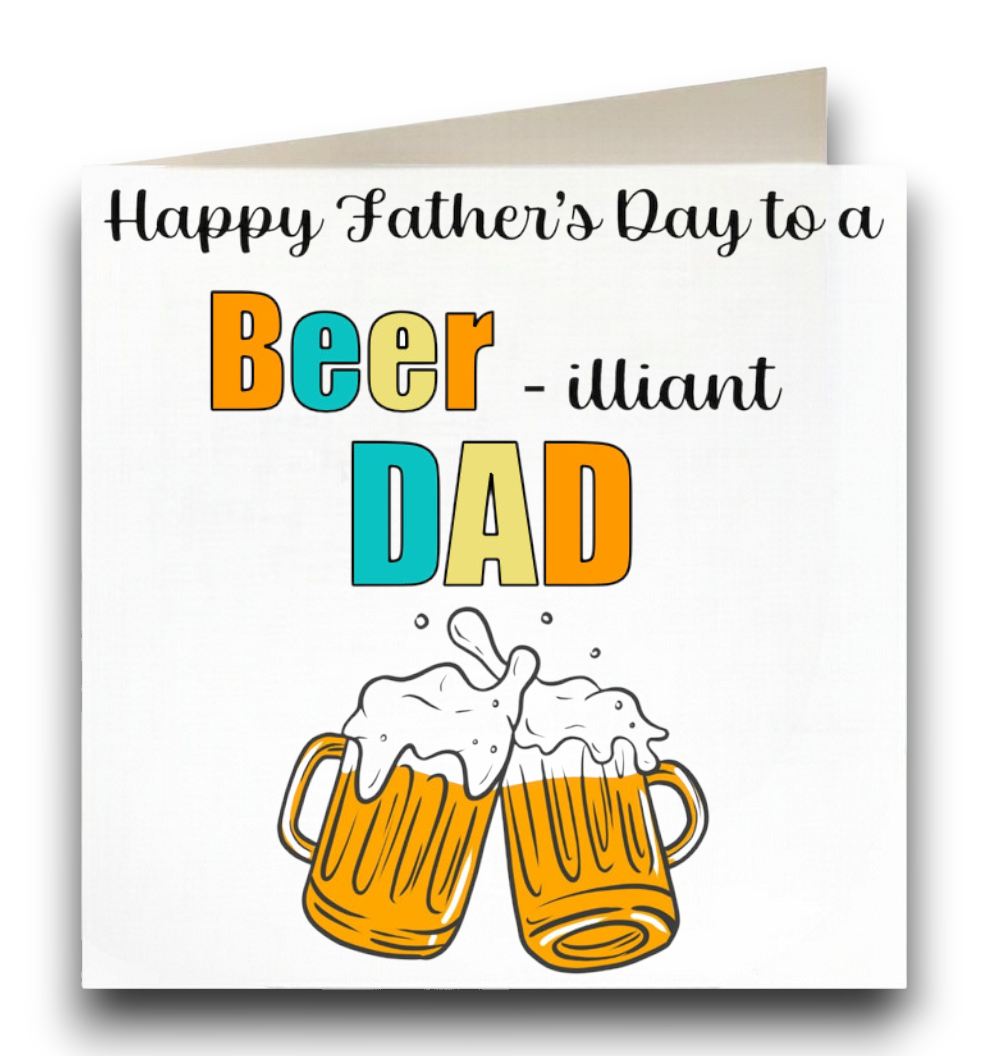 Personalised Fathers Day Card Ref CF1