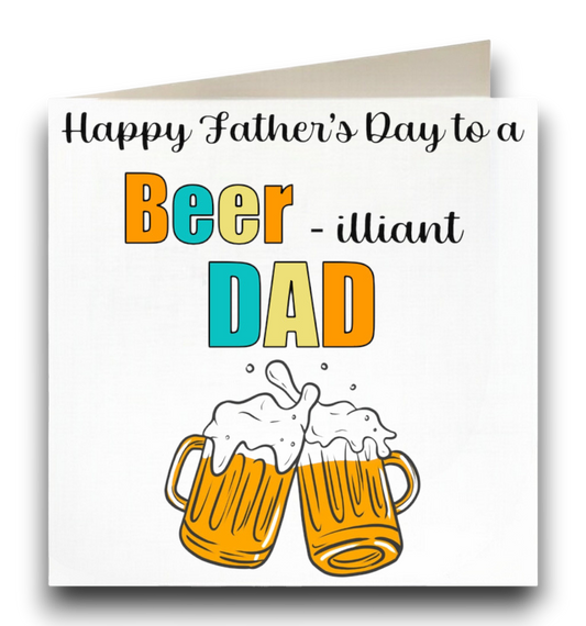Personalised Fathers Day Card Ref CF1