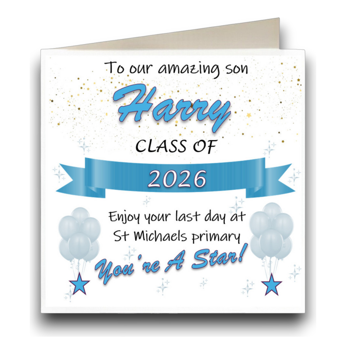 Personalised School Leavers Greeting Card – CD23