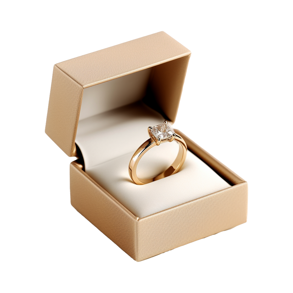 Engagement ring personalised invitations