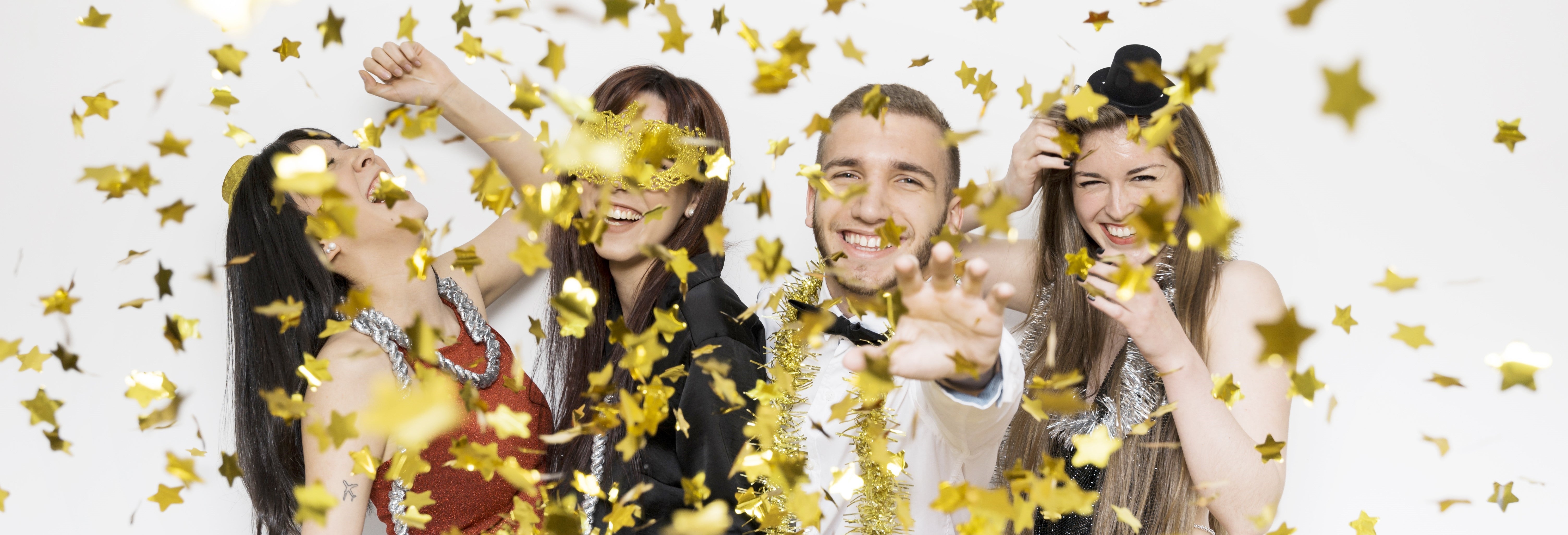 persons partying for the party invertation