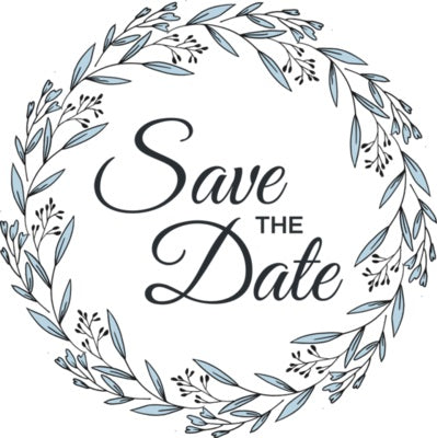 Save the evening cards  personalised invitations