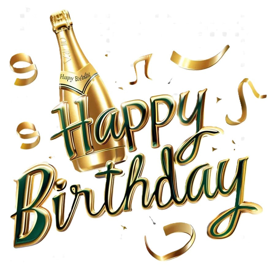 Happy Birthday adult personalised invitations