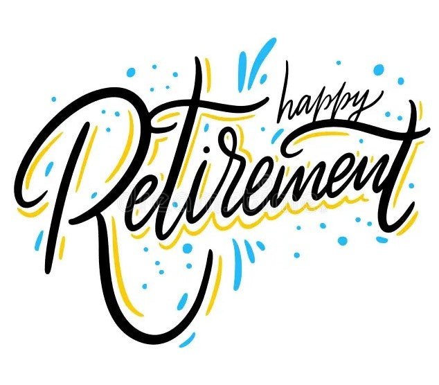 Retirement personalised invitations