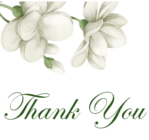 Funeral remembrance personalised thank you cards