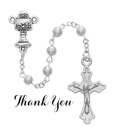 Holy Communion personalised thank you cards