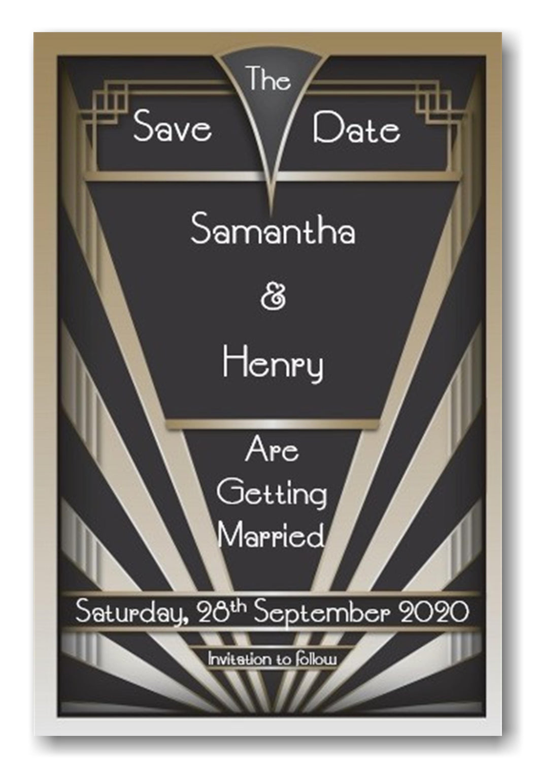 Save The Evening Cards Ref SE3 1960's style